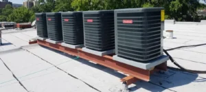 commercial HVAC outdoor rooftop air conditioning and ventilation units for Elkridge MD business heating and cooling systems